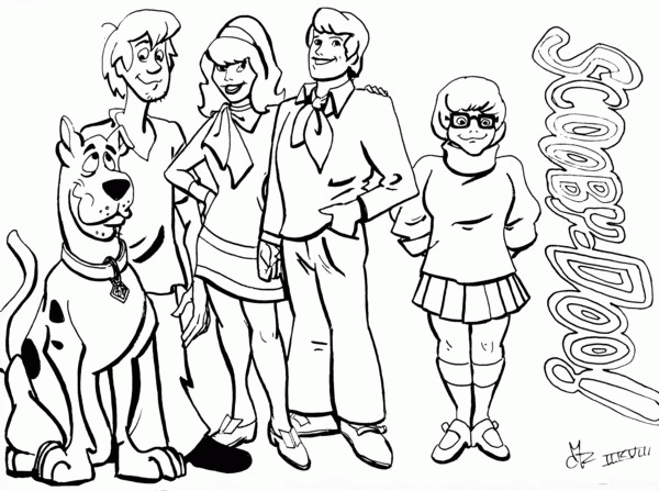 Scooby Doo kolorowanki